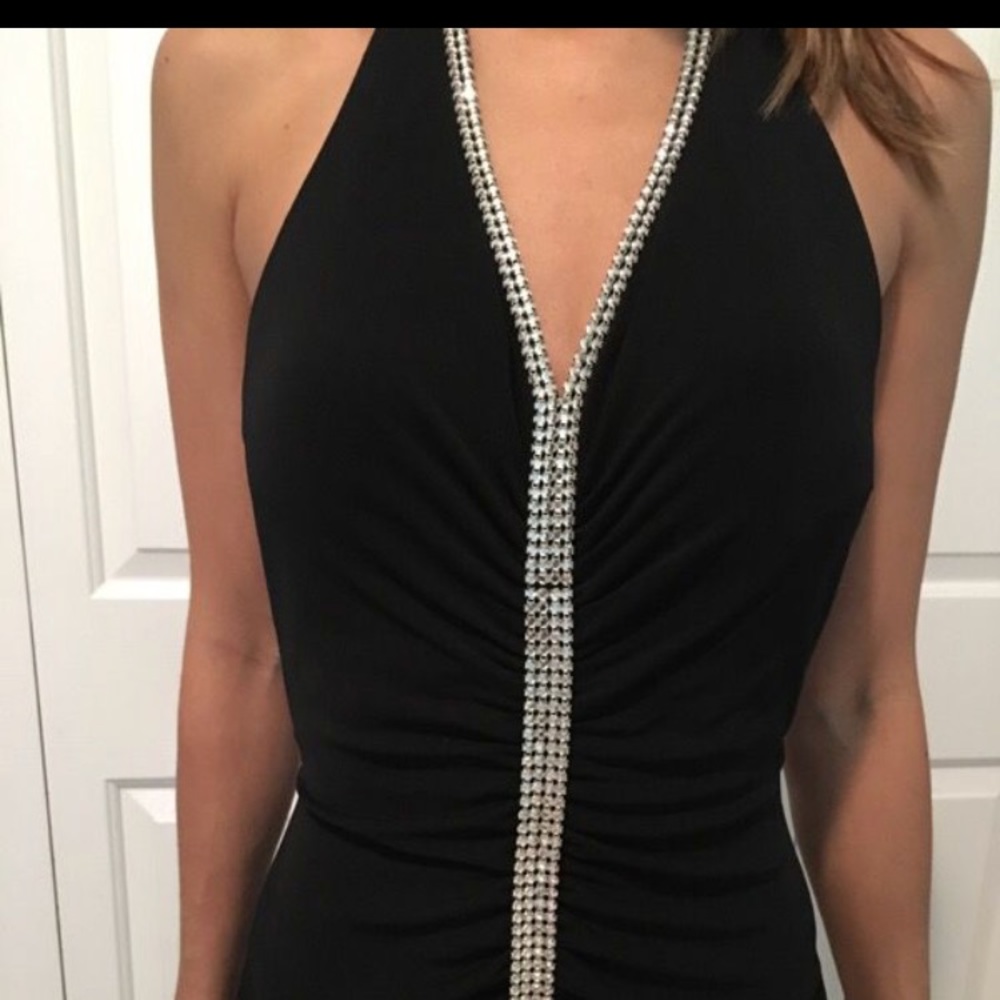 Black evening dress